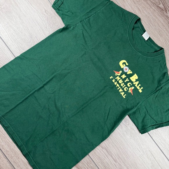Fruit of the Loom Other - Fruit of the Loom Mens Governors Ball NYC Music Festival 2021 T-Shirt Green S